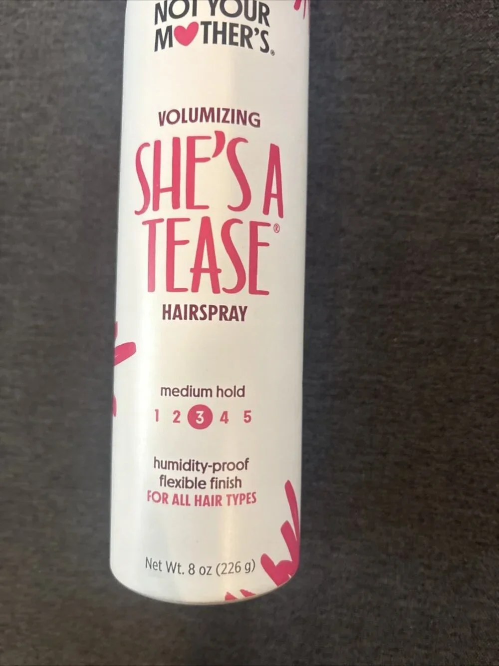 Lot of 3 NEW Not Your Mothers Volumizing She's A Tease Hairspray Medium Hold 8oz